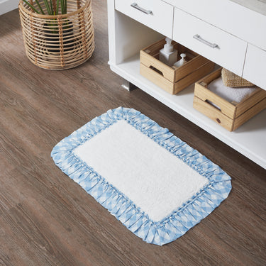 Annie Buffalo Blue Check Bathmat 20